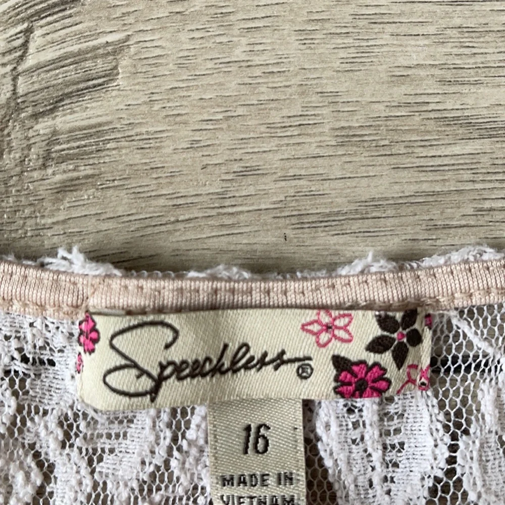 Speechless Girl Lace Dress Size 16